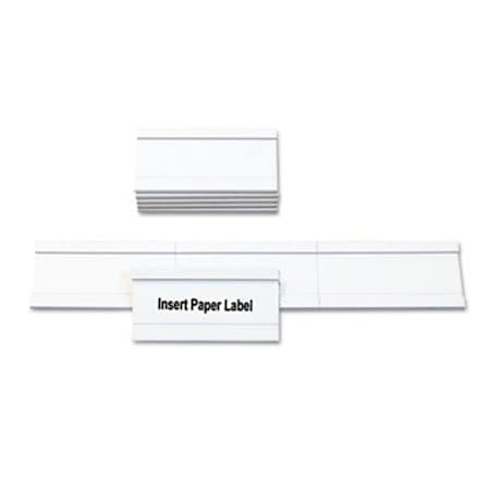 Magnetic Card Holders; 2w X 1h; White; 10-Pack
